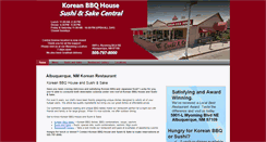 Desktop Screenshot of koreanbbqhousenm.com